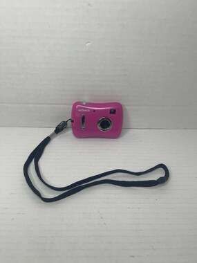 Aries ATC-0017 Y2K Digital Camera Pink Nostalgic Tested & Works!